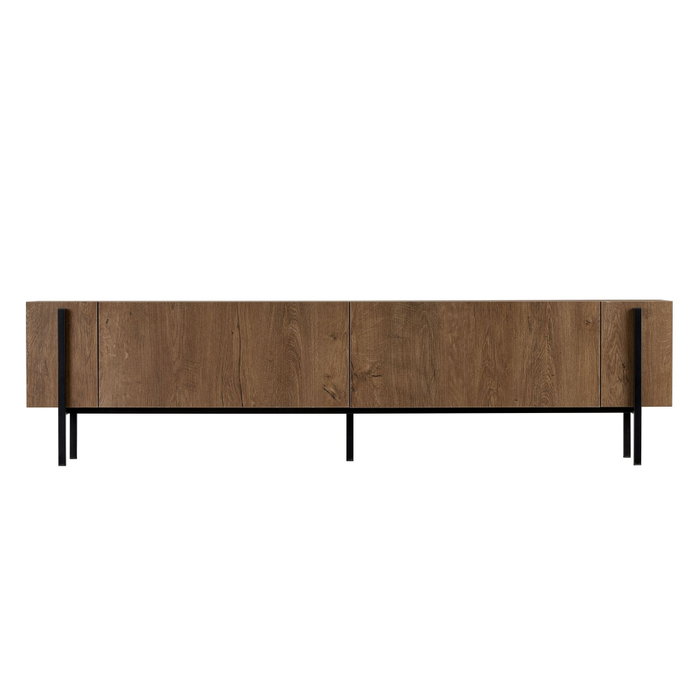Nordure Nexus Soporte para TV en Roble Kafkas y Negro